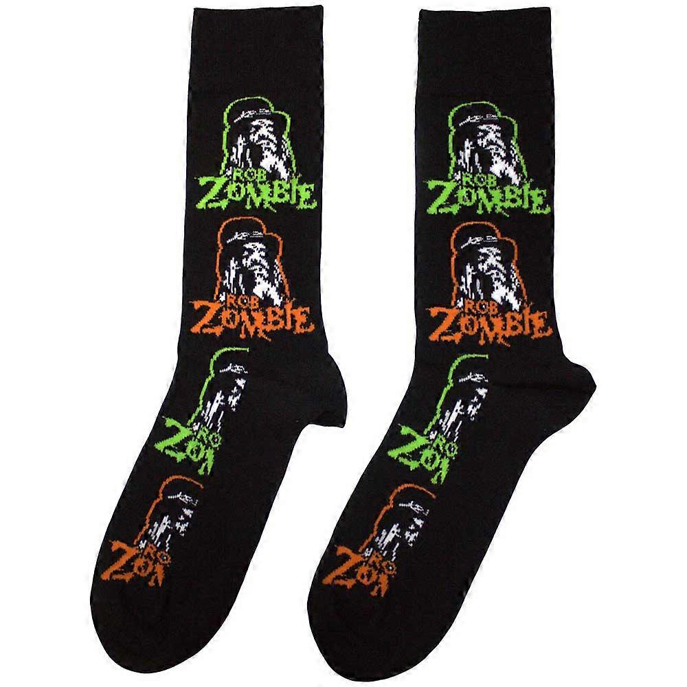 Rob Zombie Multicolour Logo Repeat Ankle Socks