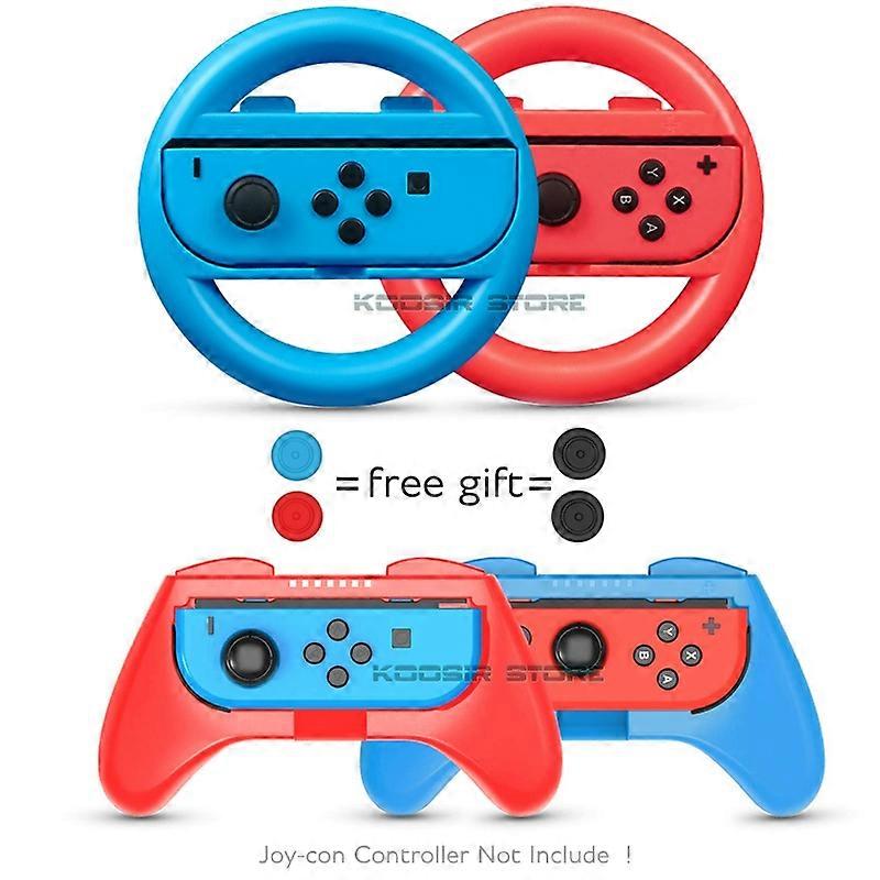 Nintendo Switch accessoire set: Joy-con racestuur, handgreep, Nintendo Switch Joy-con beschermhoes voor Nintendo Switch.