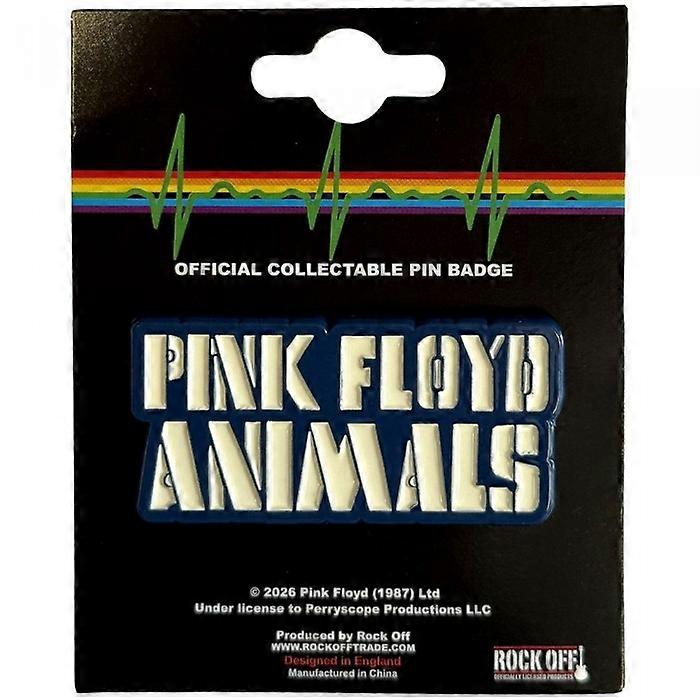 Pink Floyd Logo Animals Badge