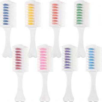 Dyeing Hair Chalk Comb for Hair Dyeing 8Pcs Plastic Washable Assorted Color