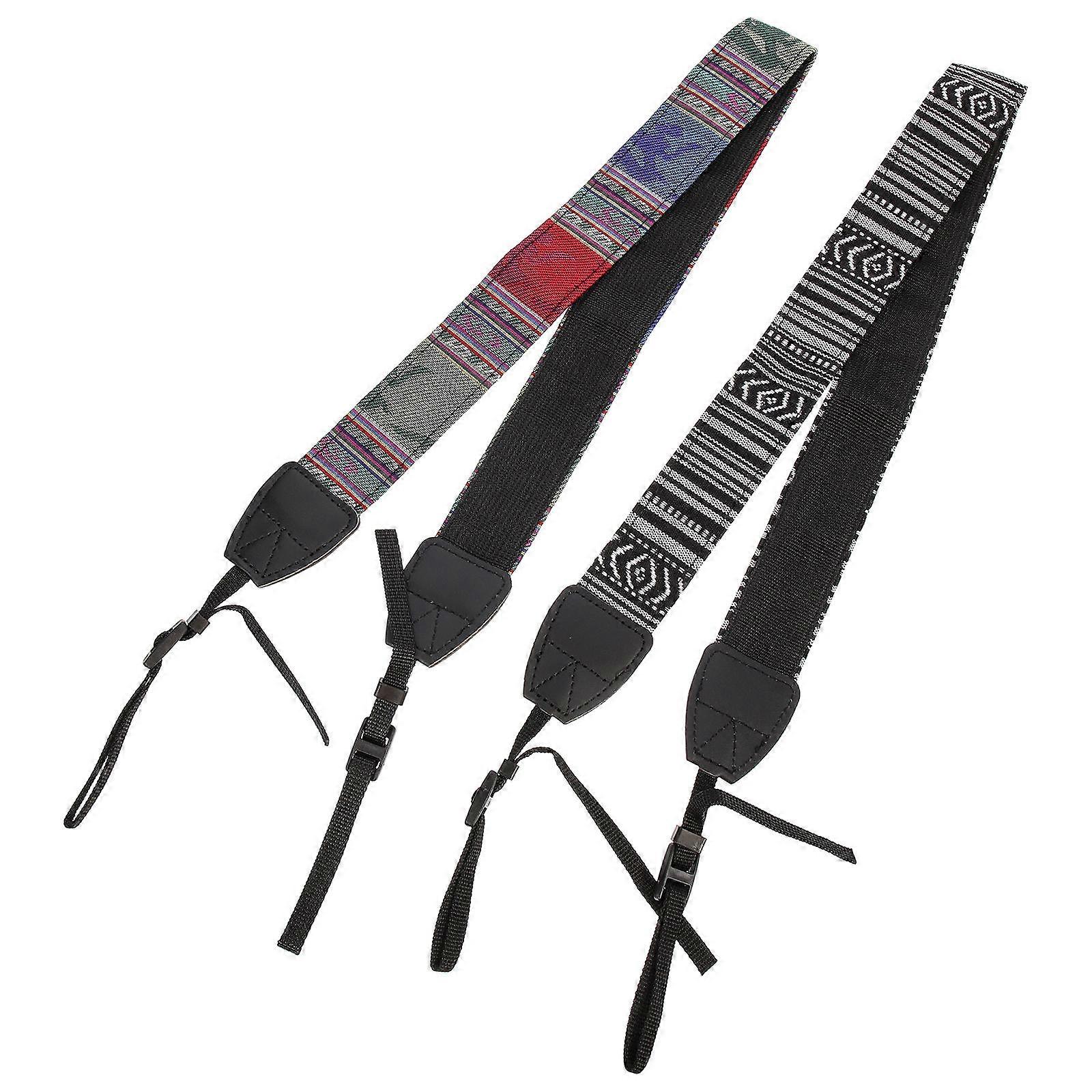 Camera Shoulder Strap Adjustable Neck Strap with 2Pcs for Camera Use