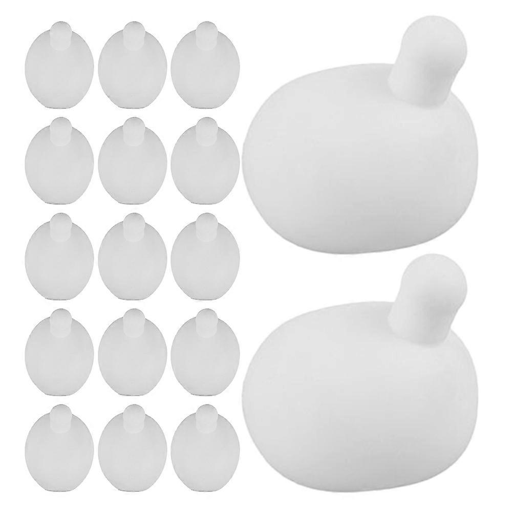 White Silicone Bubble Insert Core for DIY Squeezing Toy Replacement 20Pcs
