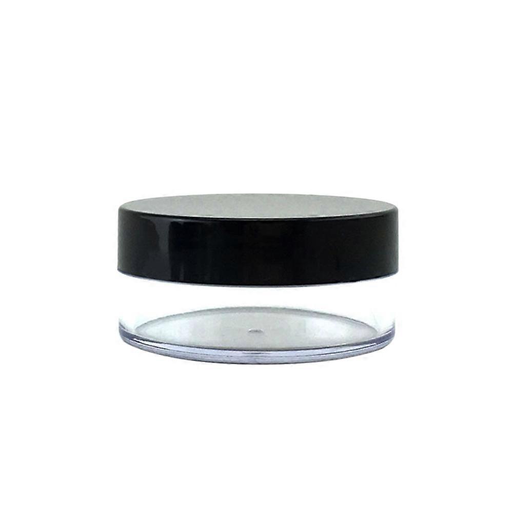 Powder Puff Case Empty Container for Makeup Storage 4Pcs Transparent Plastic
