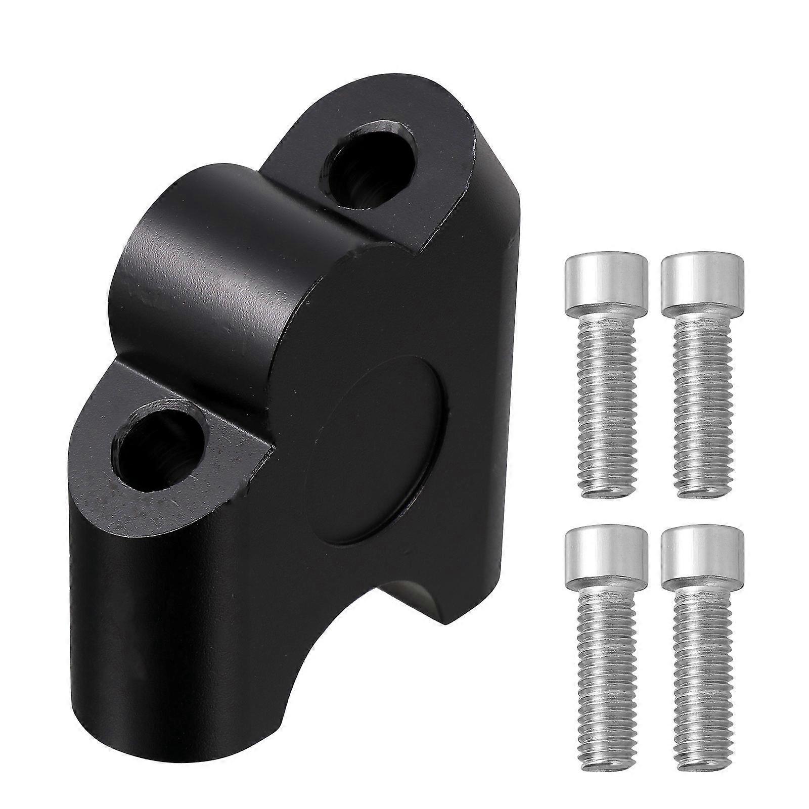 Motorcycle Handlebar Riser Pivoting Mount Adapter for 1Set Handlebar Clamp
