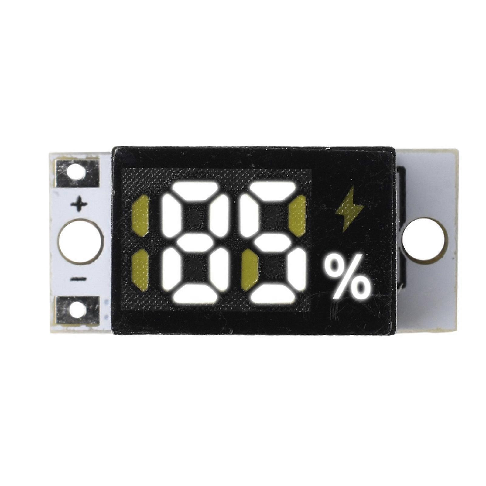 1-4S Low Power Battery Capacity Indicator Battery LED Electricity Display Module Replacement Accessories Multicolor