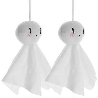 Decorative Sunny Doll Pendant Stuffed Doll Keychain for Backpack 2Pcs