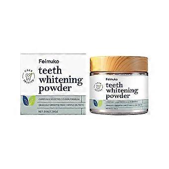 Whitening Care Tannpulver Forfriskende Mintsmak Fluorfri Hydroksyapatitt Formel Støtter Emaljestyrke og Naturlig Bleking_jsab