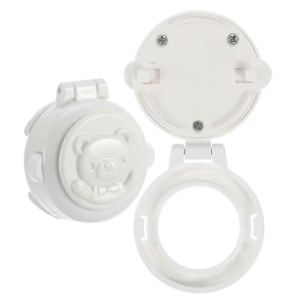 Childproof Button Safety Lock for Car and Home, 2 Pack ABS Covers - Prevent Accidental Press