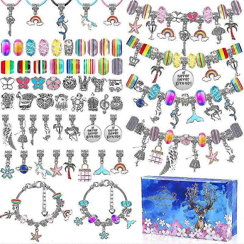 112 Pcs Bead Bracelets Set