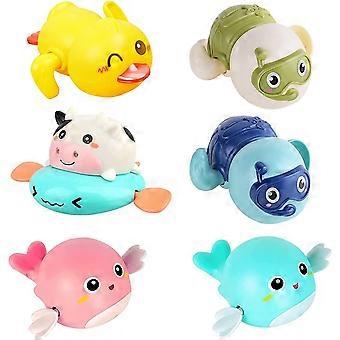 KATEA Giocattoli Da Bagno Per Bambini Da 6 A 12-18 Mesi, Giocattoli Da Vasca Da Bagno Per I Più Piccoli (6 pz) 12345 Giocattoli Da Acqua Per Piscina Da Nuoto Per Bambini Di Età Di 1-5 Anni Ragazze B