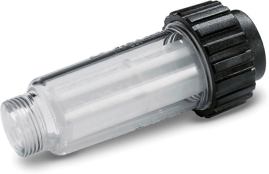 Black water filter accessory for pressure washers