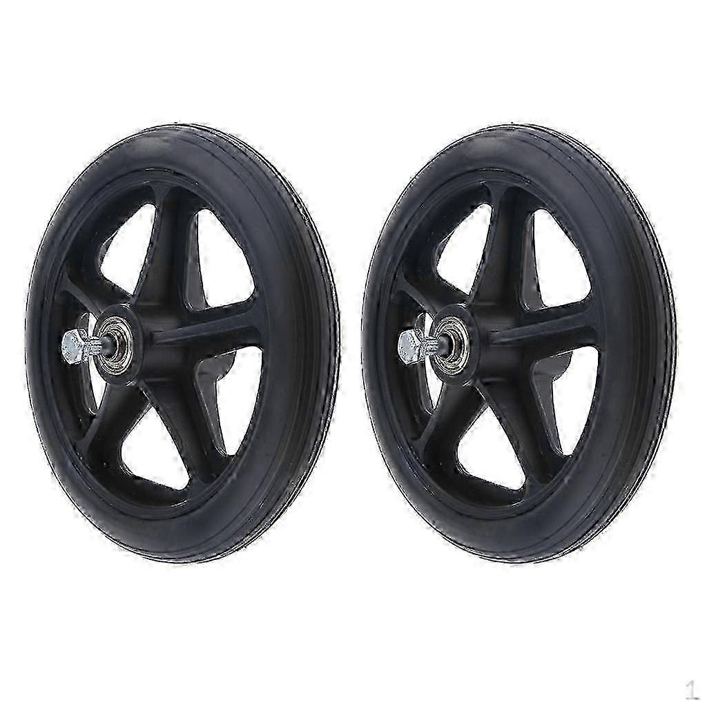 2pcs High Quality 7" Front Castor Wheels Replacement 5/16 Bearing