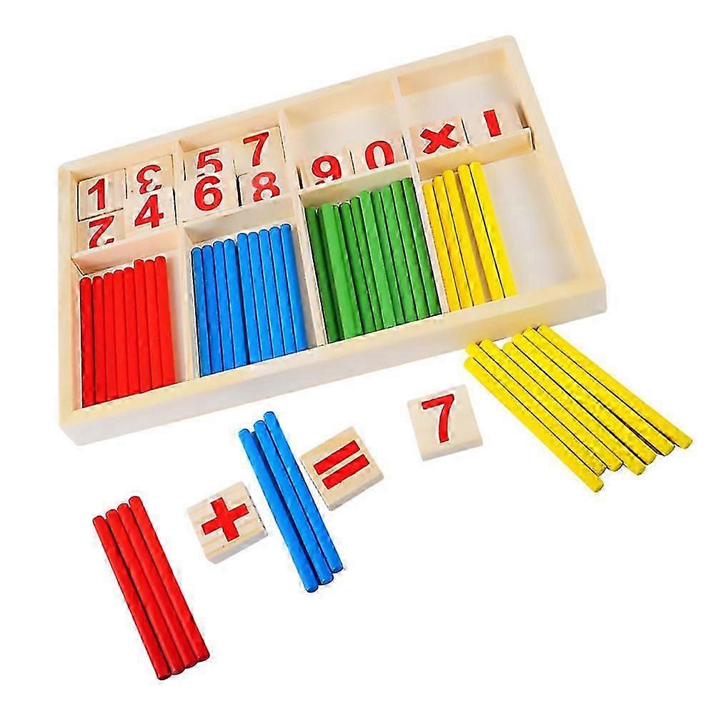 Early Education Toys Kids Arithmetic Rods for Intelligence Development 1Set