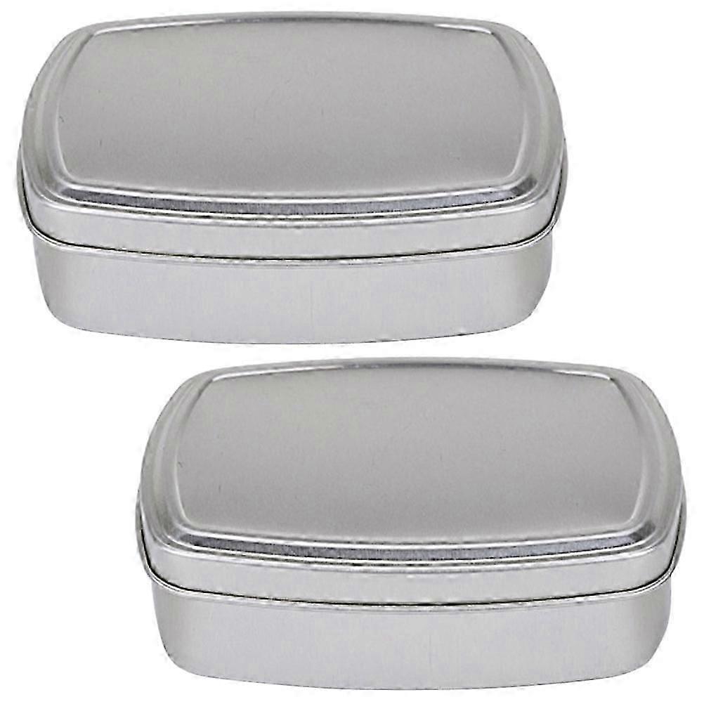 Soap Case Multi-Function Soap Boxes for Storage 6Pcs Aluminum Silver