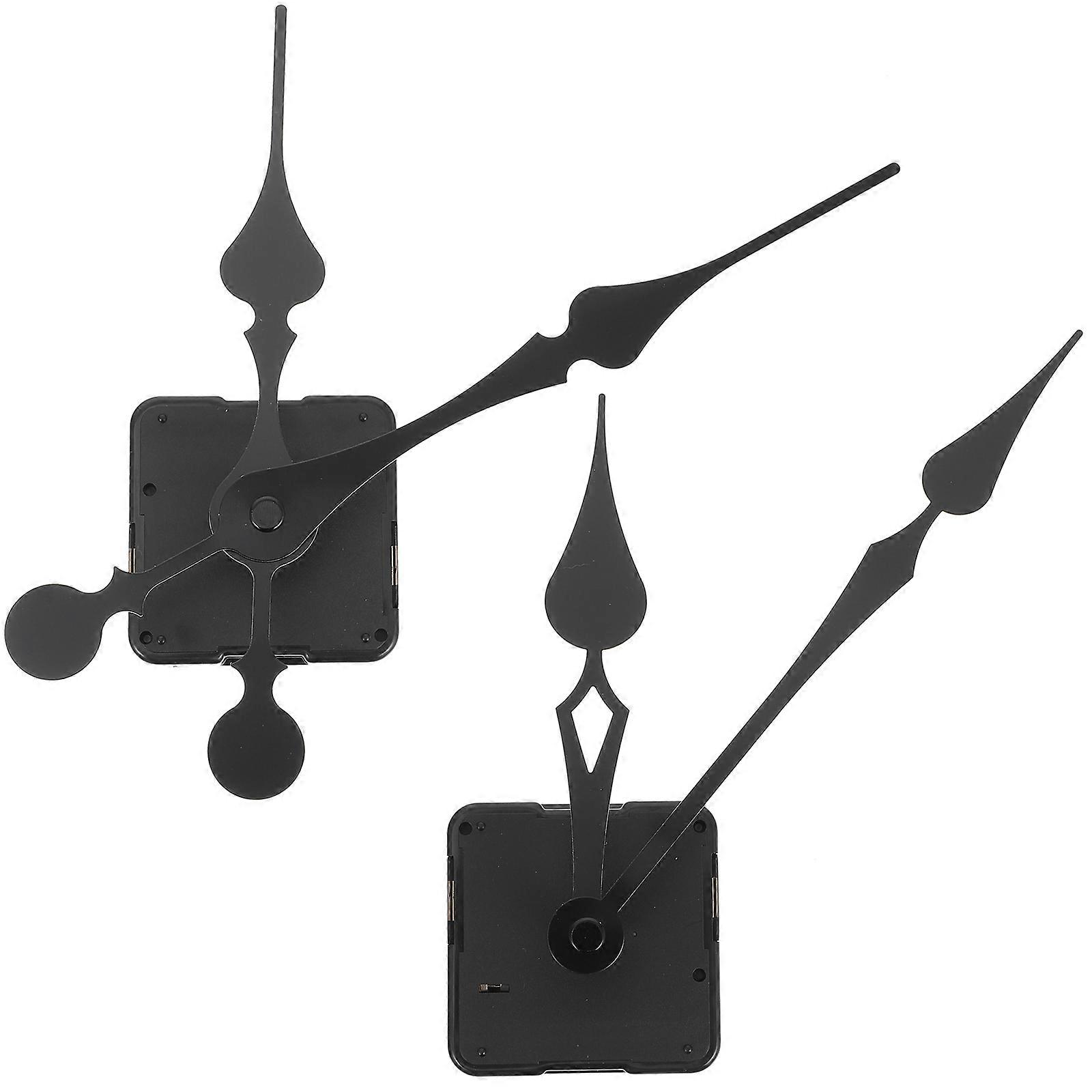 2 Sets Replacing Quartz Clock Movements Clock Mechanism Quiet Clock Pointer Part