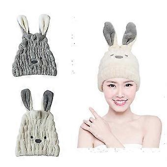 Hair Drying Towels, 2pcs Quick Hair Bath Caps, Hair Turban Towe