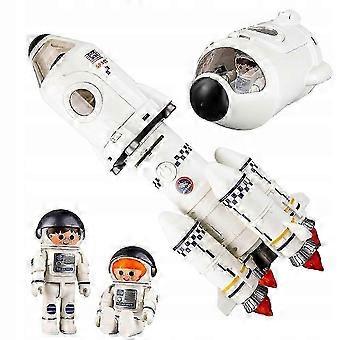 Space Rocket Space Shuttle Educational Toy Lights Sound 5in1 HheJ1