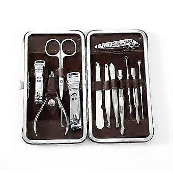 Whole Nail Art Manicure Tools Set Nails Clipper Scissors Tweezer Knife Manicure Sets For Nail Manicure Set