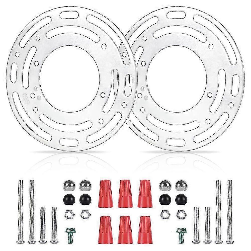 2 Pack Light Fixture Mounting Brackets, Ceiling Light Mounting Plate, Wall Light Mount Blocks with