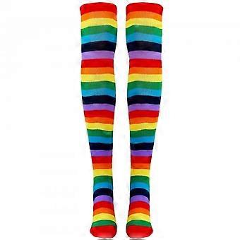 Smiffys Unisex Adult Clown Long Socks