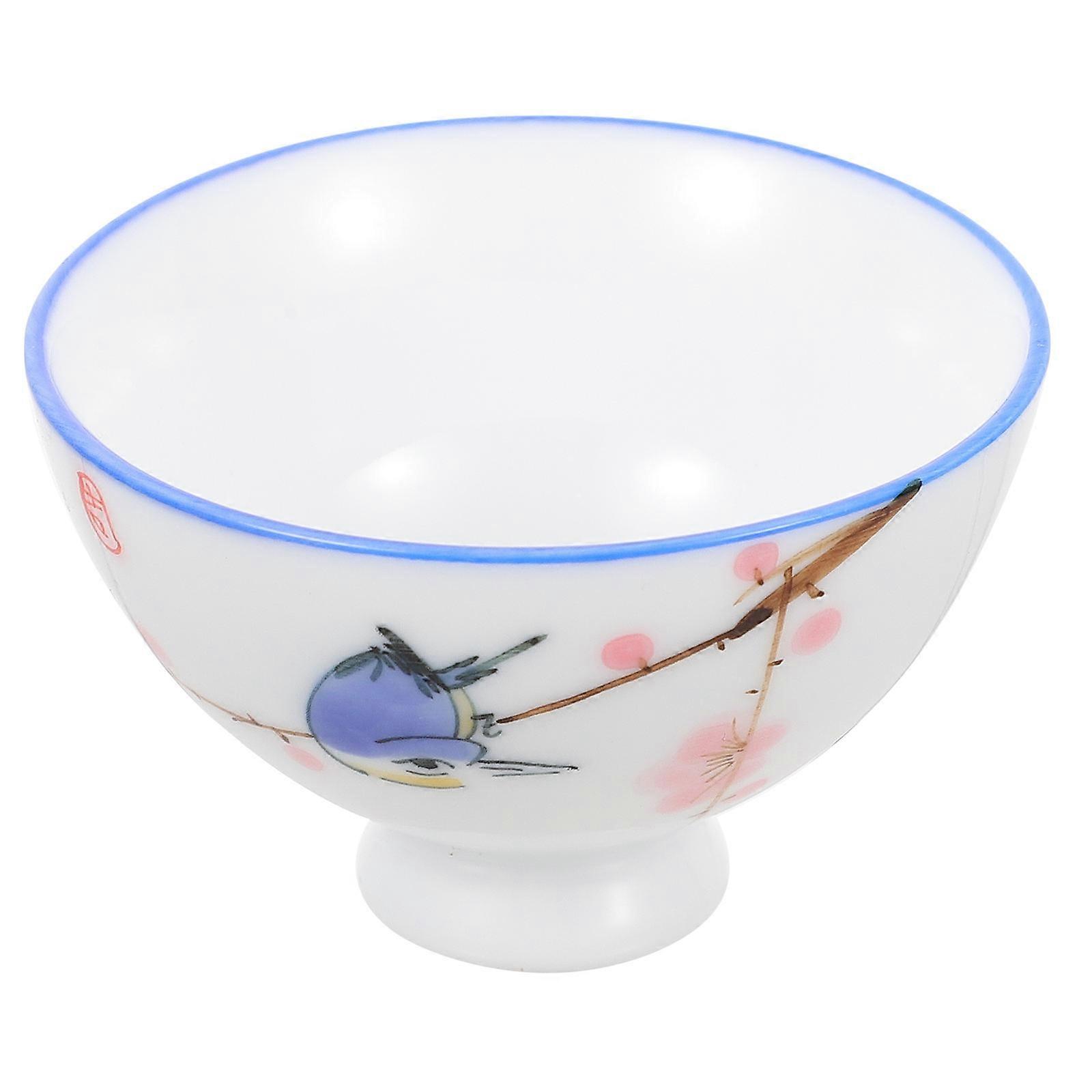 Hand-Painted Glazed Ceramic Tea Cup for Tea Brewing 1Pcs Delicate Teacup