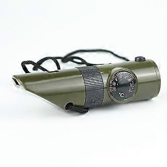 Met Led Licht Thermometer Kompas Outdoor Camping Multifunctionele Fluit