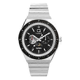 Timex Q NASA 40mm Stainless Steel Bracelet Watch TW2Y56700
