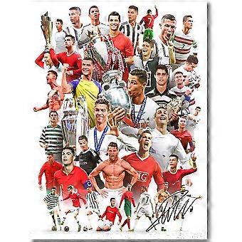 Puzzle Cristiano Ronaldo dla fanów pokoju dziecięcego - Puzzle z gwiazdą piłki nożnej Cristiano Ronaldo HAA136