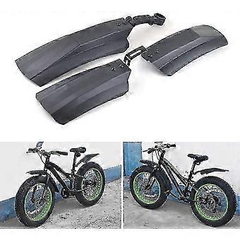 Bicycle Mudguard,26 Inch Plastic Bike Front & Rear Fenders Durable Tyre Mudguards compatible with Fat Tire Mountain Bike