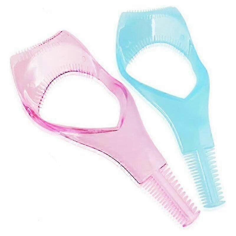 3in1 Mascara Guide Applicator Comb Eyelash Makeup Tool