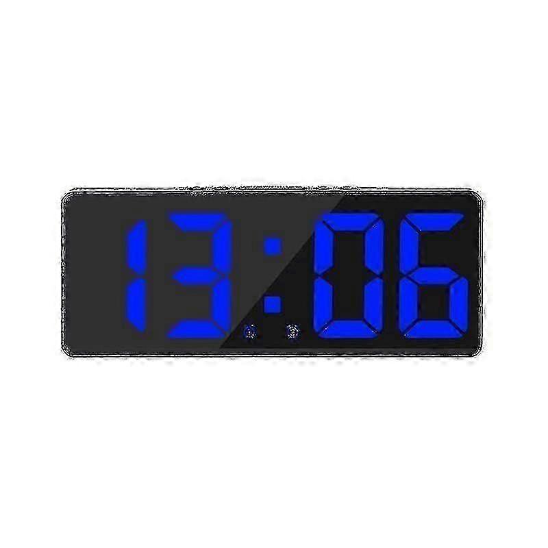 Large Smart Wall Clock Digital Display App Control Time Date Sound Activated Countdown Alarm Snooze Function