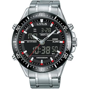 Lorus sport man Analog/Digital Quartz Men's Watch with Stainless Steel Bracelet RW635AX9