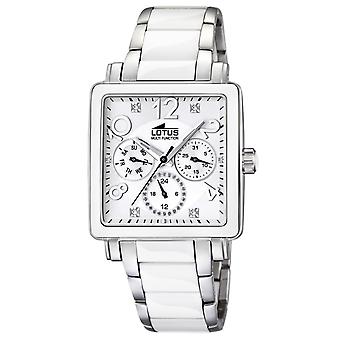 Lotus Quartz Analog Woman Watch with L15738/1 Ceramic Bracelet