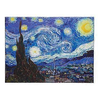 Van Gogh Sterrennacht Puzzel Premium Blauw Karton Puzzel GU654