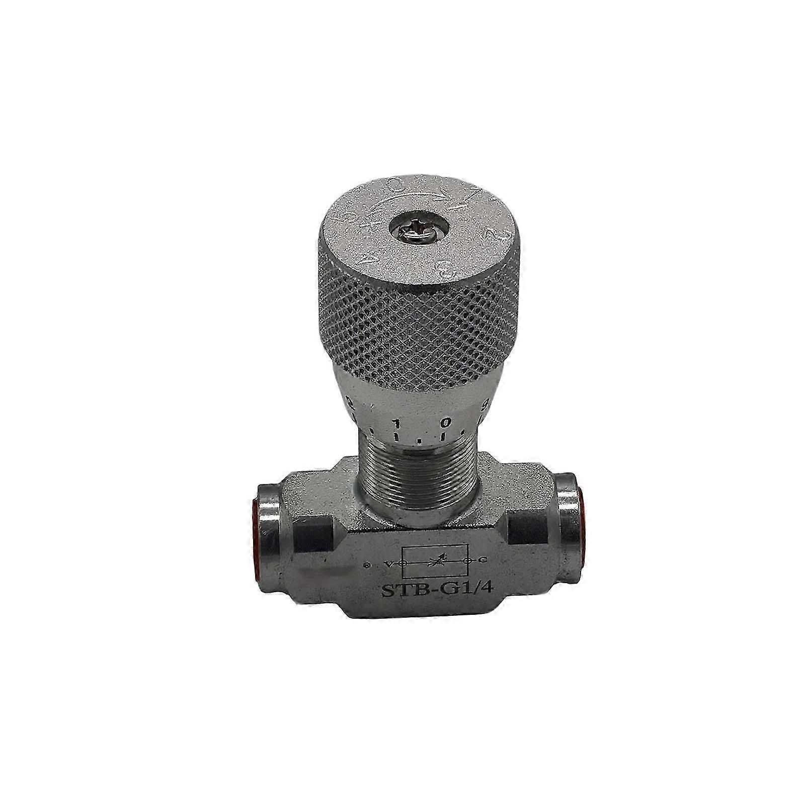 Hydraulic flow control needle valve bidirectional 1/4 BSP