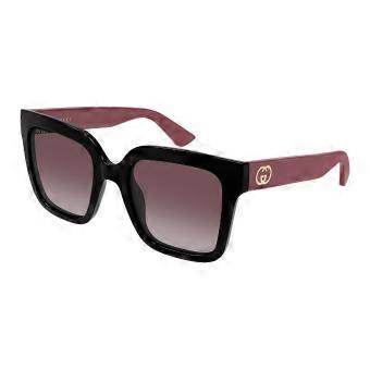 Gucci GG2190S 003 Full Rim Black Women Square Sunglasses UV2 Original