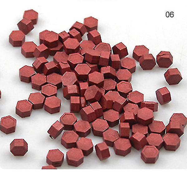100pcs Octagon Sealing Wax Tablet Beads Wax Seal Bead For Wax Sealing Stamp