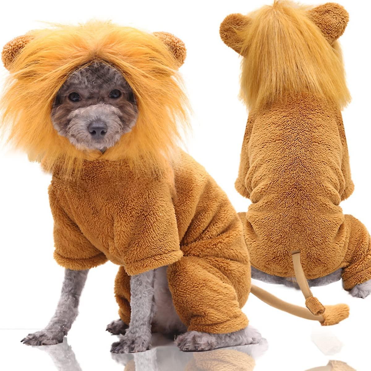Santa Cat Dog Costume Christmas Funny Winter Warm Sweater (S Style 2)