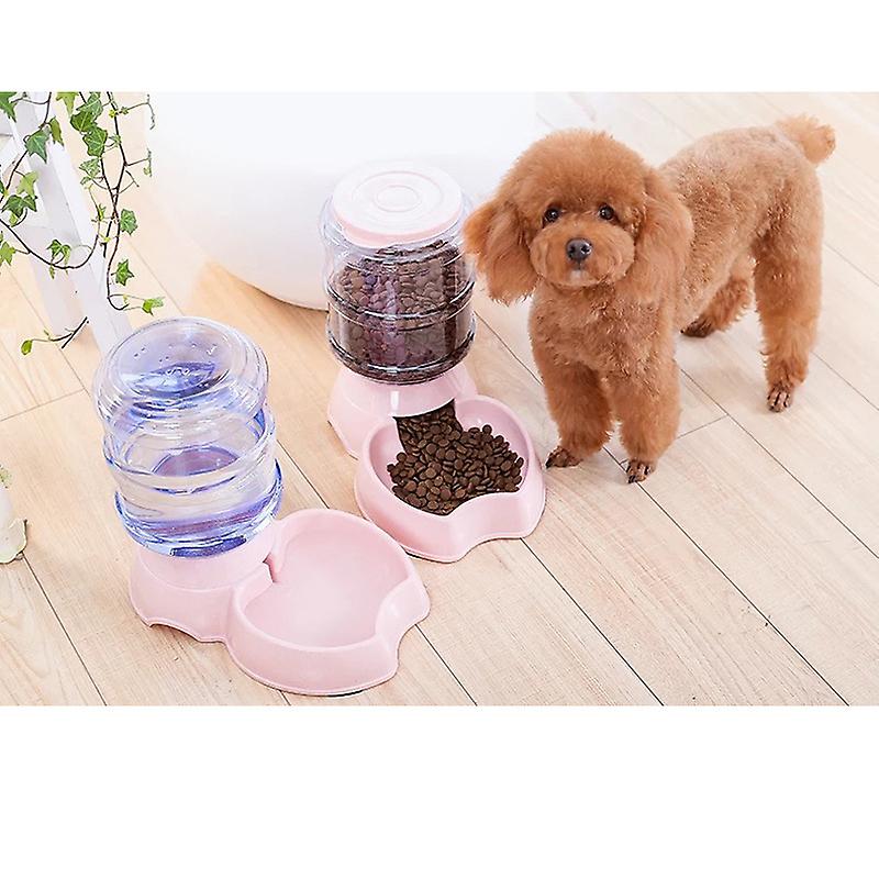 Automatic Pet Water Dispenser - 1 and 3 Gallon Cat Water and Cat Food Dispenser, H20, Bpa Free, Water Dispenser for Small and Large Cats and Dogs, Wat