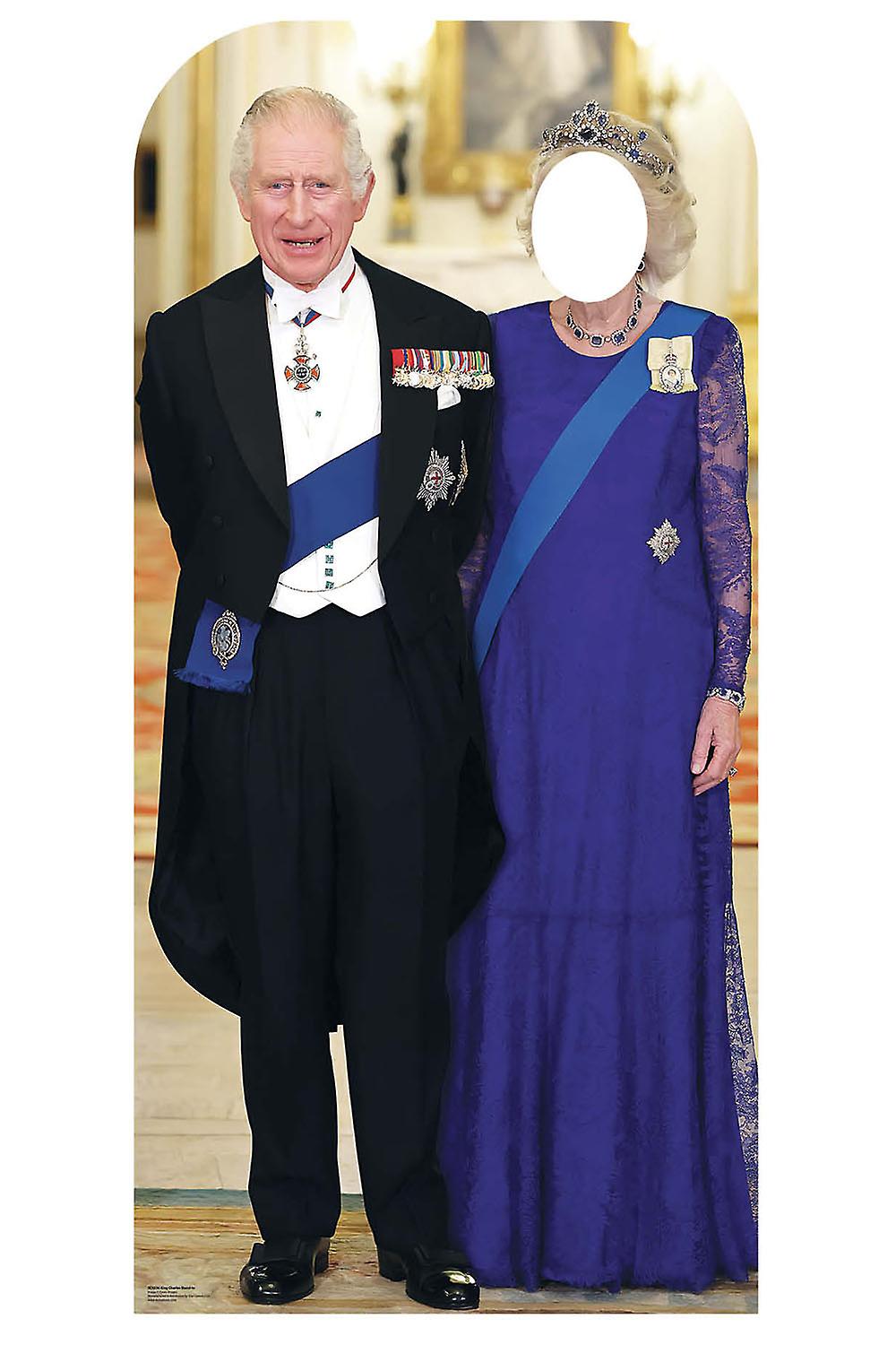 King Charles III Lifesize Cardboard Stand-in Coronation Cutout