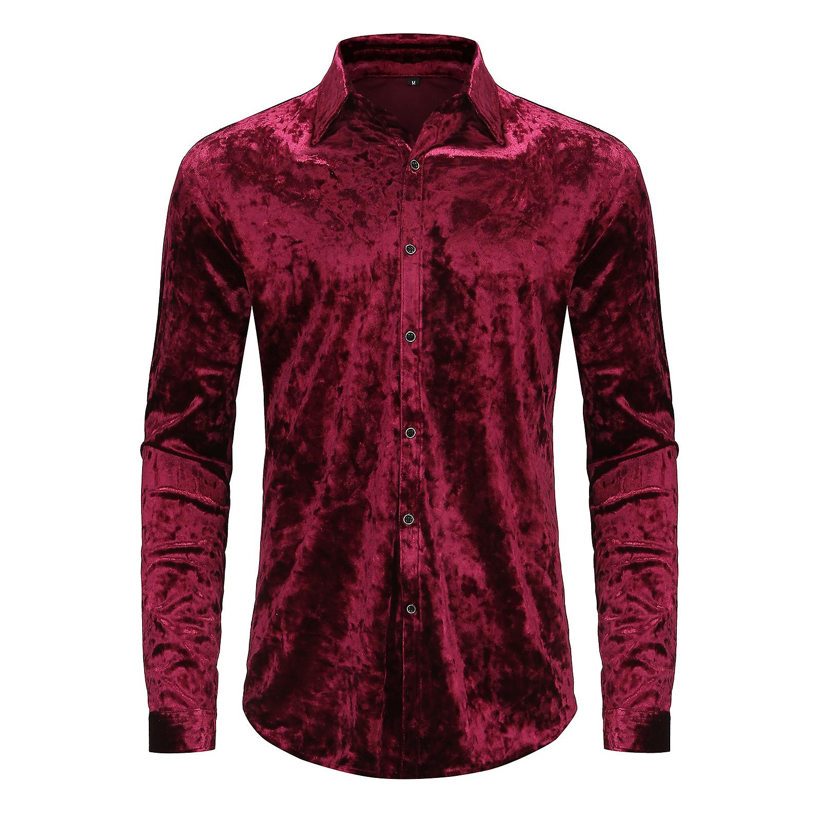 Men's Slim Fit Long Sleeve Button Down Shirts