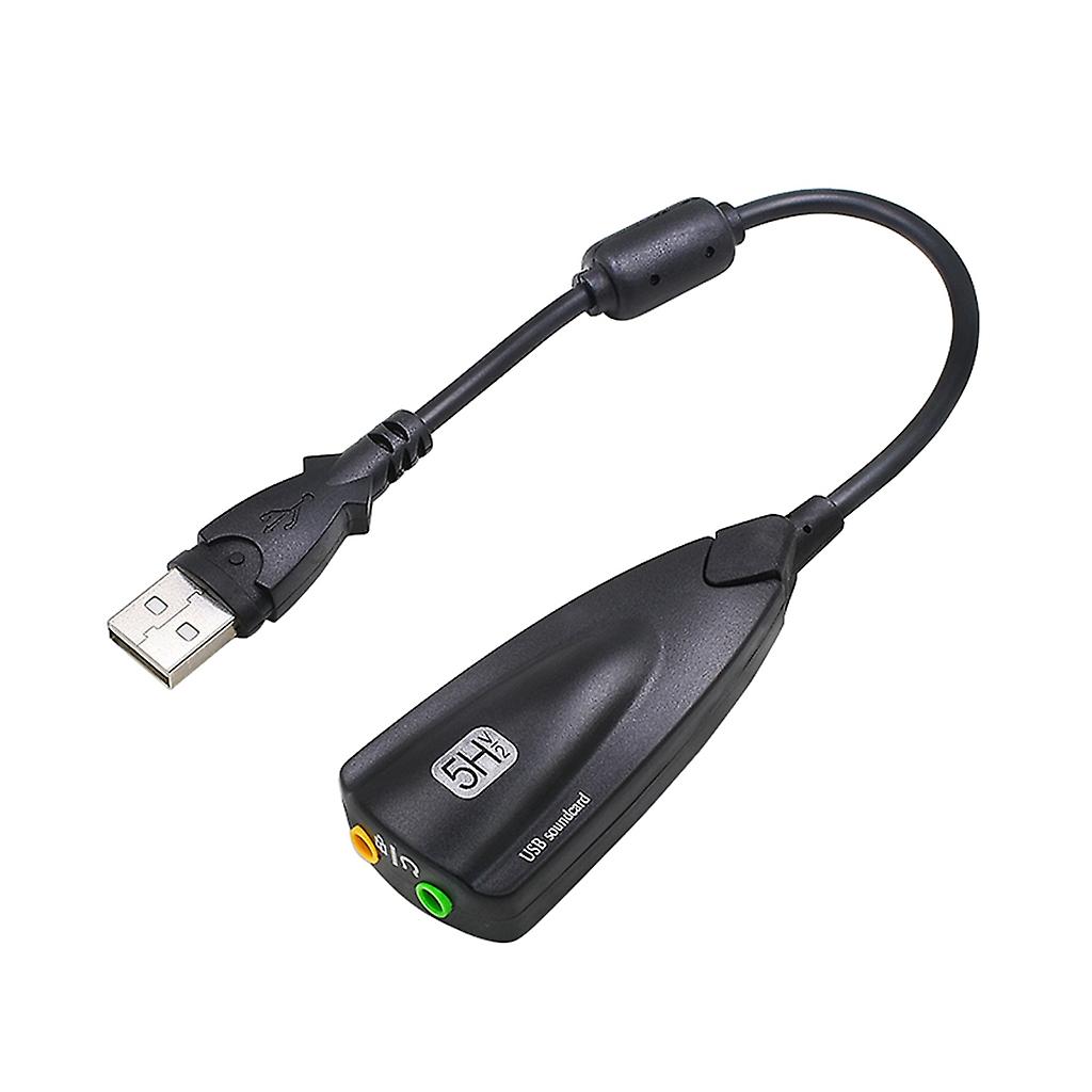 כרטיס קול חיצוני USB עבור Palyback שמע מיידי מתאם USB ל-3.5 מ"מ