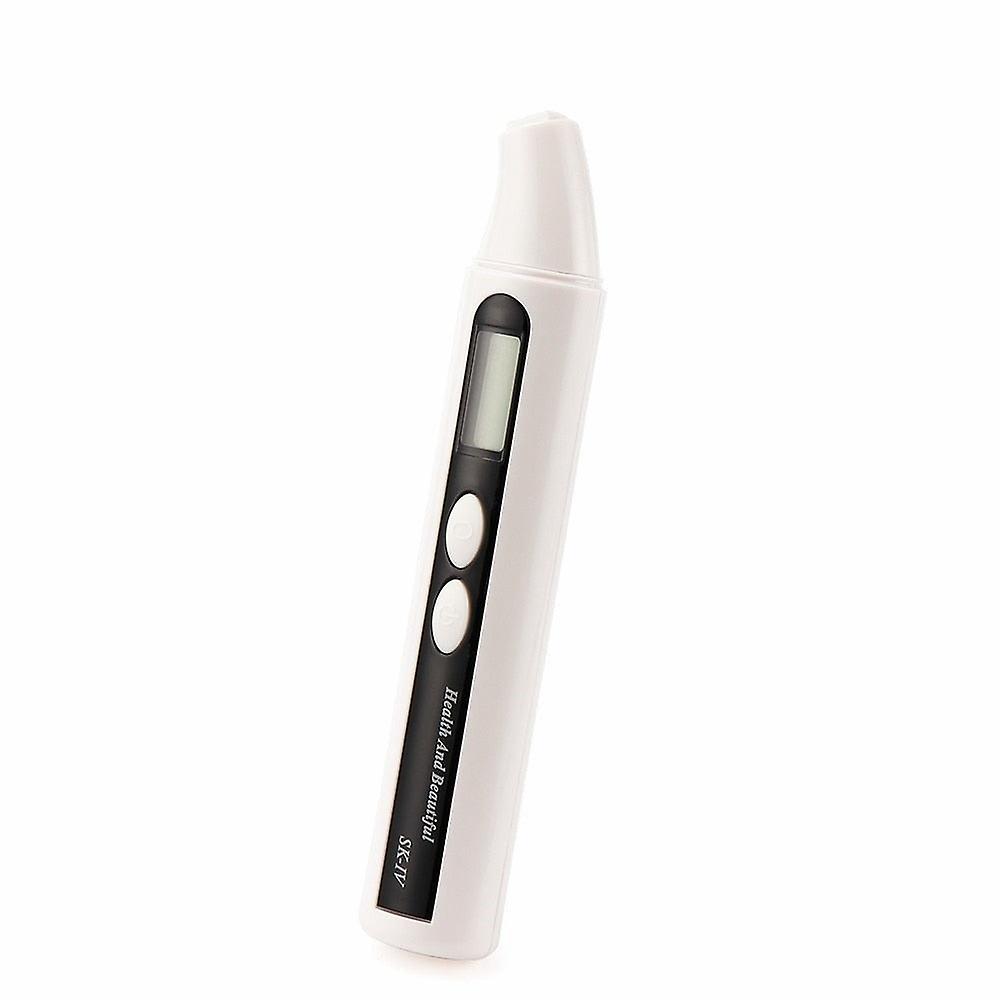Lcd Display Skin Analyzer Skin Moisture Tester Skin Oil Test Meter Facial Skin Moisture Oil Content Analyzer For Forehead Cheek