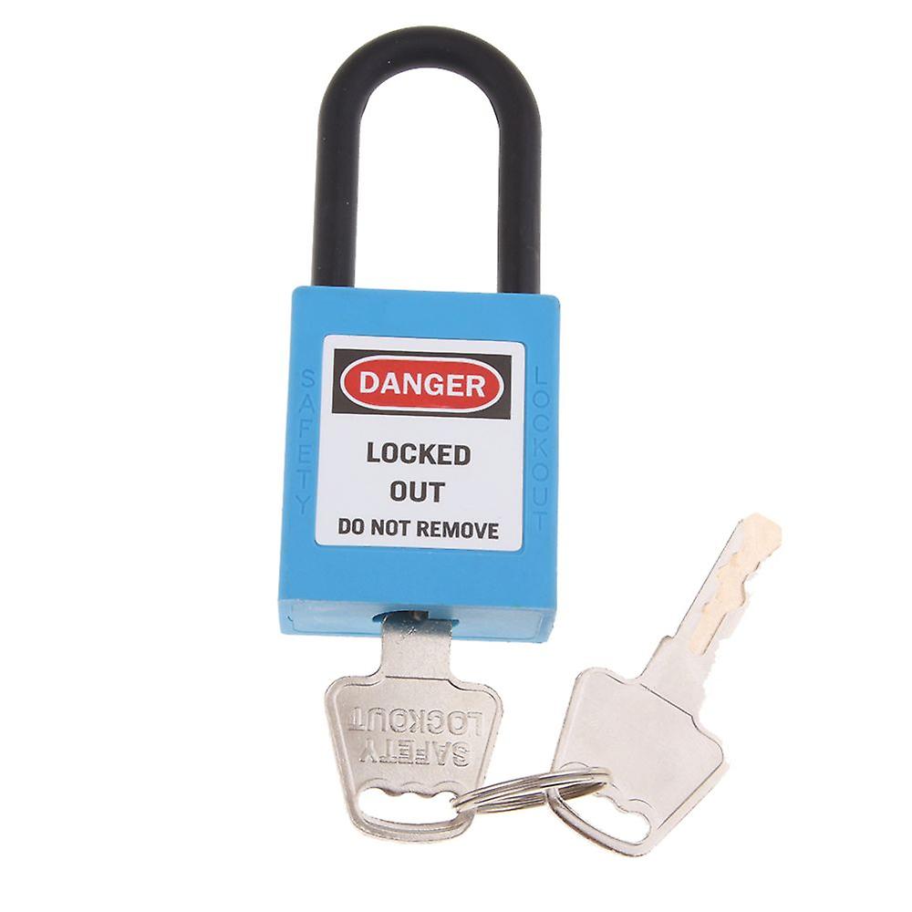 Security Keyed Security Lock Padlock Different Blue Stainless Steel Pvc