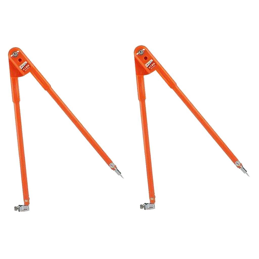2pcs/set Carpenter Precision Pencil Compasses, Large Diameter with Pencil S