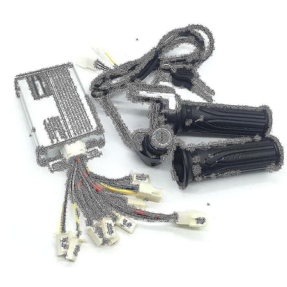 36v 1000w Brushed Controller Thumb Throttle Grip Set With Lock Electric Bicycle Speed Controller Fo