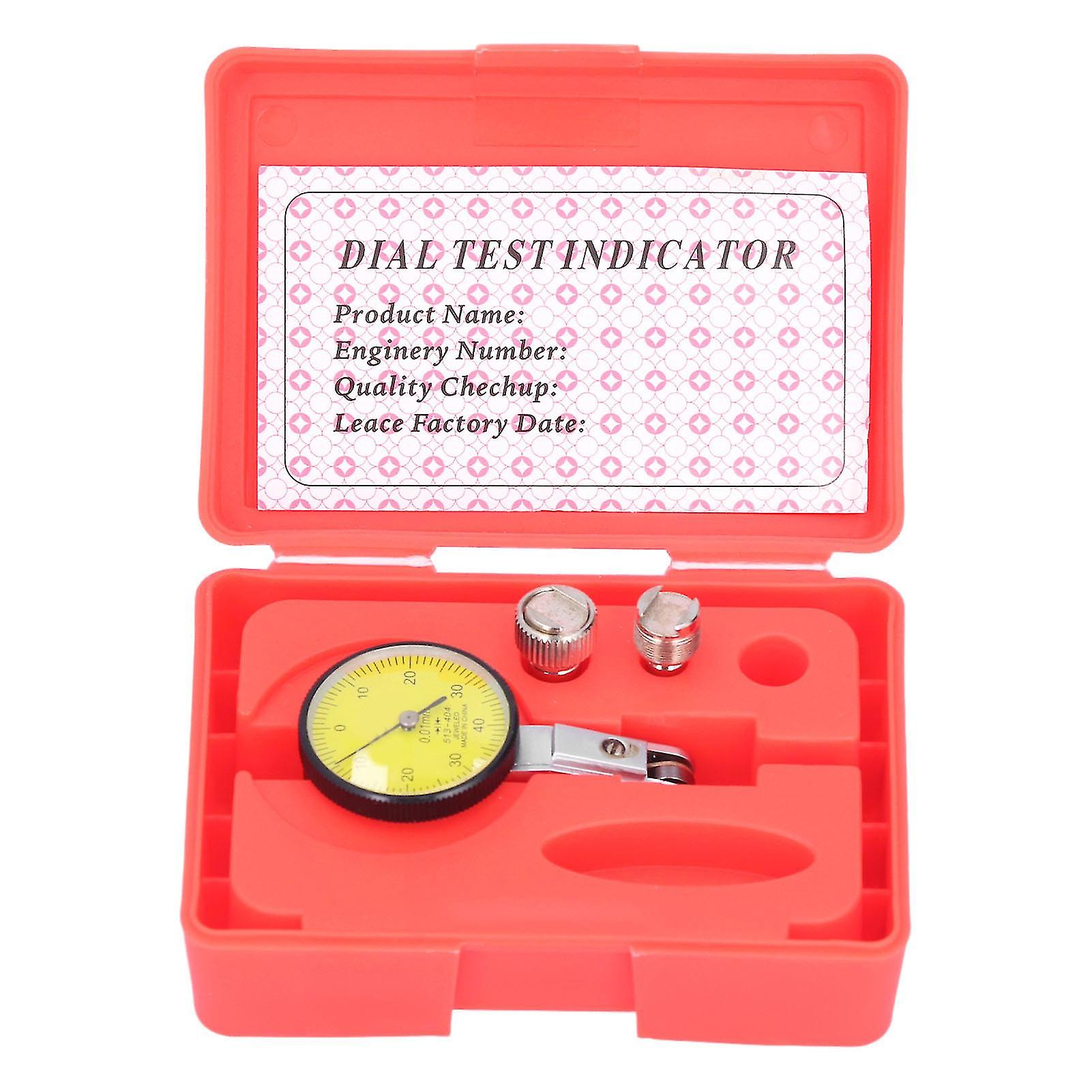 32Mm Dial Indicator High Sensitivity Leverage Measuring Gauge With Ruby Probe 00.8mm