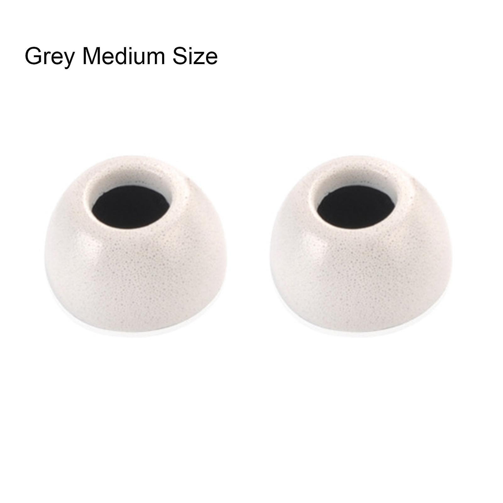 1ペアのイヤーチップキャップ快適な着用スローリバウンドスポンジパッシブノイズキャンセリングイヤホンチップカバーSamsung Galaxy Buds ProのSennhei用