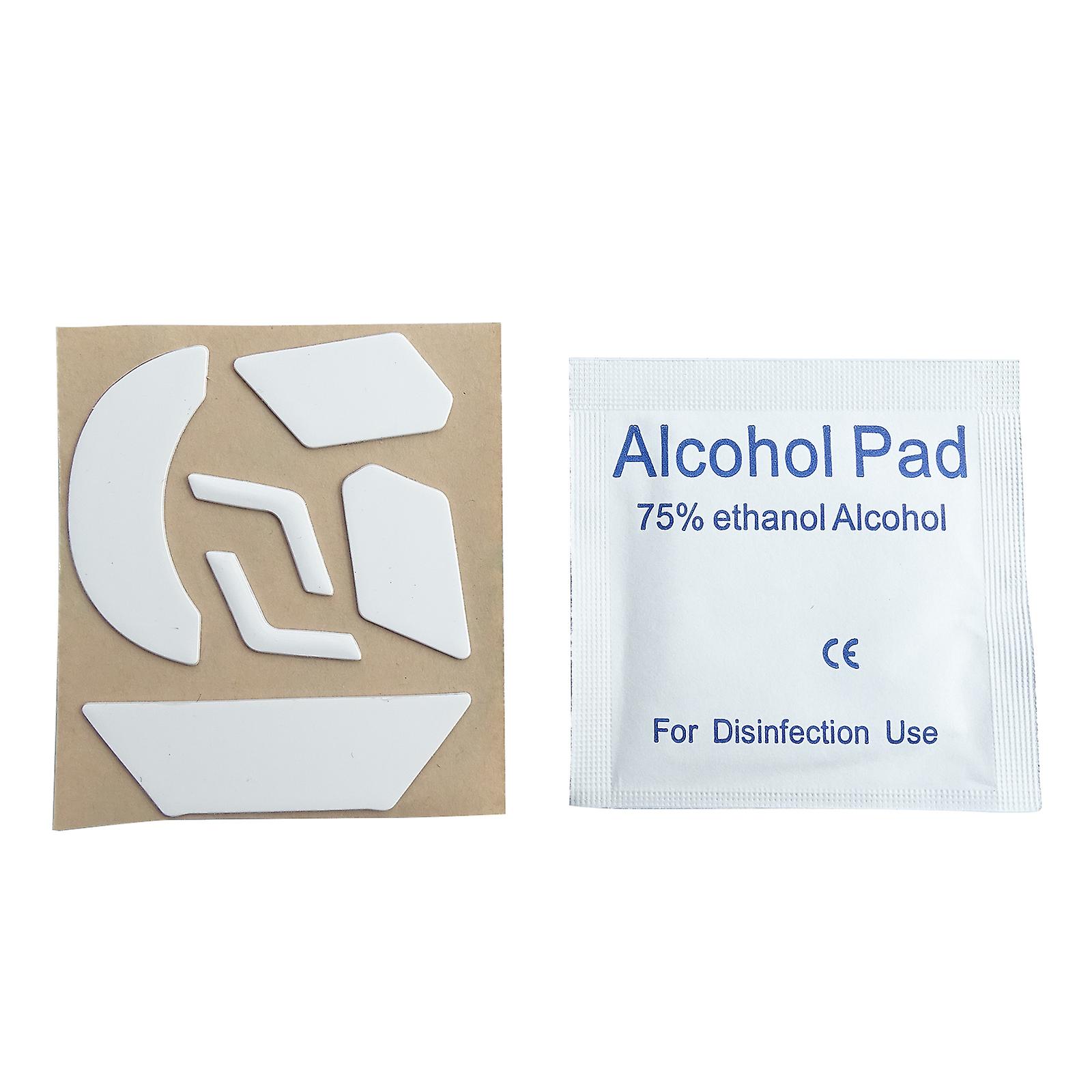 1 Set White Mouse Stickers for G903 Mouse Contains 1 Disinfect Pad