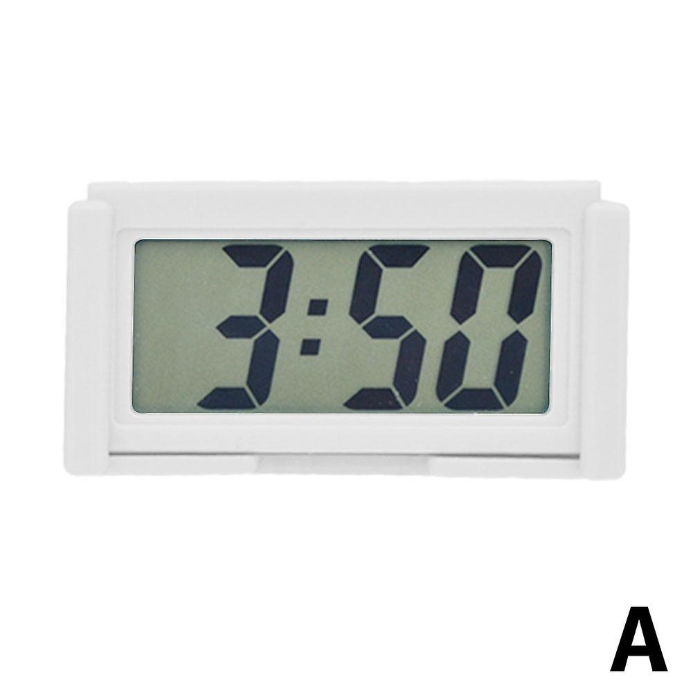 Mini Car Clock Car Truck Dashboard Practical Self Durable Adhesive New Clock Electronic Digital Holder Vehicle Clock